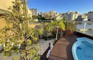 Imagem: O apartamento na cobertura possui 2 Dormitórios, 3 Banheiros