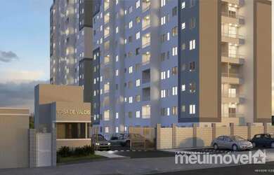 Imagem: O apartamento possui 1 Dormitório, 1 Banheiro, 1 Vaga na garagem