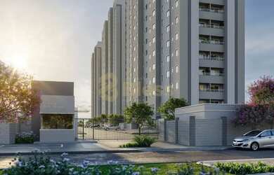 Imagem: O apartamento possui 2 Dormitórios, 1 Banheiro, 1 Vaga na garagem