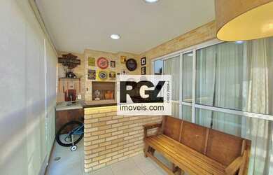 Imagem 4: Apartamento com 3 dormitórios à venda, 103 m² por R$ 900.000,00 - Ponta da Praia - Santos