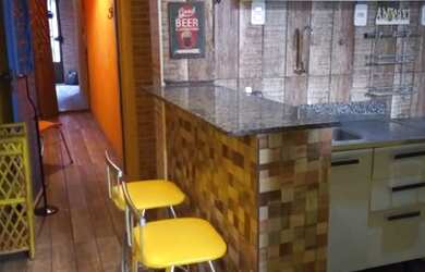 Imagem: A casa possui 1 Dormitório e 1 Banheiro e está localizado