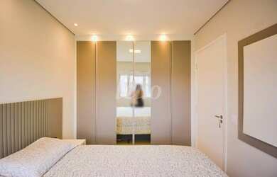 Imagem: O apartamento possui 2 Dormitórios, 1 Banheiro, 1 Vaga na garagem