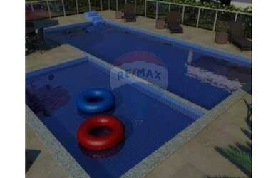 Imagem: O apartamento possui 2 Dormitórios, 1 Banheiro, 1 Vaga na garagem