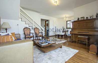 Imagem: O apartamento na cobertura possui 4 Dormitórios, 2 Banheiros