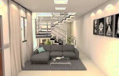 Imagem: A casa à venda possui 3 Dormitórios, 2 Vagas na garagem e