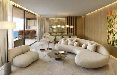 Imagem: O apartamento possui 4 Dormitórios, 5 Banheiros, 3 Vagas na