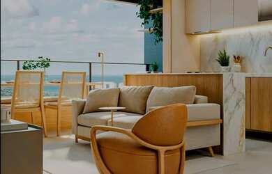 Imagem: O apartamento possui 2 Dormitórios, 2 Banheiros, 1 Vaga na