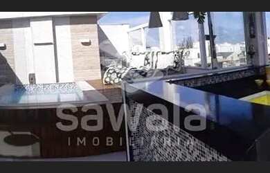 Imagem: O apartamento na cobertura possui 4 Dormitórios, 5 Banheiros