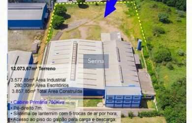 Imagem 14: Galpão industrial 3.857,85m² - Cabine Primária 750 KVA - locação...