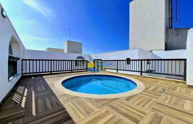 Imagem: O apartamento na cobertura possui 4 Dormitórios, 4 Banheiros