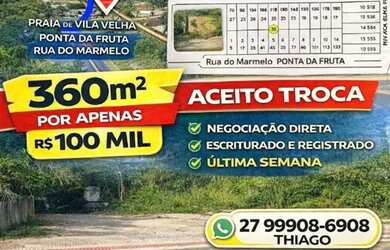 Imagem: O terreno possui 300m² de Área e está localizado em Morro