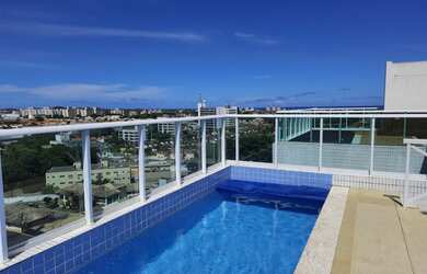 Imagem: O apartamento na cobertura possui 4 Dormitórios, 5 Banheiros