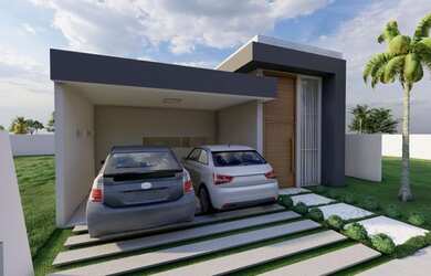 Imagem: A casa em condomínio possui 3 Dormitórios, 3 Banheiros, 2