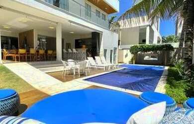 Imagem: A casa em condomínio possui 4 Dormitórios, 5 Banheiros, 4