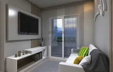 Imagem: O apartamento possui 2 Dormitórios, 1 Banheiro, 1 Vaga na garagem