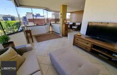 Imagem: O apartamento na cobertura possui 4 Dormitórios, 4 Banheiros