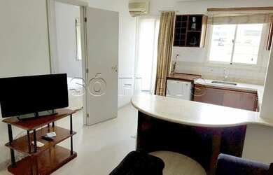 Imagem: O studio possui 1 Dormitório, 1 Banheiro, 1 Vaga na garagem