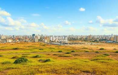 Imagem: O terreno possui 300m² de Área, Imóvel novo e está localizado