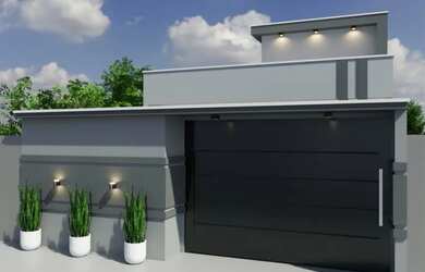 Imagem: A casa possui 3 Dormitórios, 3 Banheiros, 3 Vagas na garagem