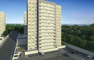 Imagem: O apartamento possui 2 Dormitórios, 1 Banheiro, 1 Vaga na garagem