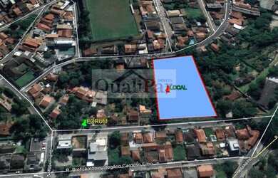 Imagem: O terreno possui 6.600m² de Área e está localizado em Jardim