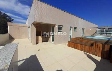 Imagem: O apartamento na cobertura possui 3 Dormitórios, 4 Banheiros