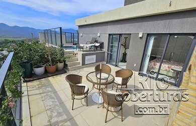 Imagem 5: Cobertura à venda no Recreio. Barra Bonita. Nova. Vista panorâmica....