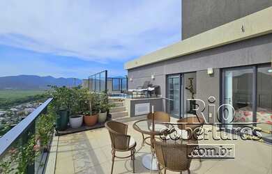 Imagem 15: Cobertura à venda no Recreio. Barra Bonita. Nova. Vista panorâmica....