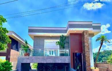 Imagem: A casa em condomínio possui 3 Dormitórios, 4 Banheiros, 4