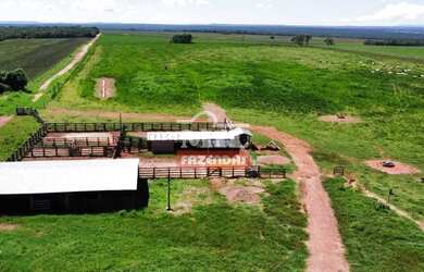 Imagem: A fazenda possui 500m² de Área e está localizado em Aragarças