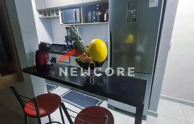 Imagem: O apartamento possui 1 Dormitório, 2 Banheiros, 2 Vagas na