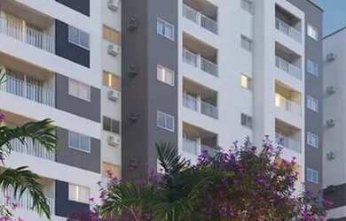 Imagem: O apartamento possui 2 Dormitórios, 1 Banheiro, 1 Vaga na garagem