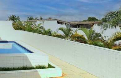 Imagem: A casa possui 4 Dormitórios, 5 Banheiros, 5 Vagas na garagem