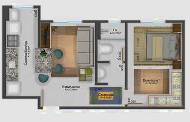 Imagem 5: Apartamento residencial para venda, Planta Almirante, Almirante Tamandaré...