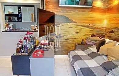 Imagem: O apartamento na cobertura possui 2 Dormitórios, 2 Banheiros