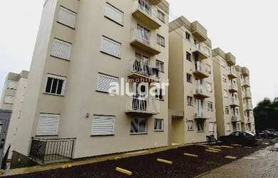 Imagem: O apartamento possui 2 Dormitórios, 1 Banheiro, 1 Vaga na garagem