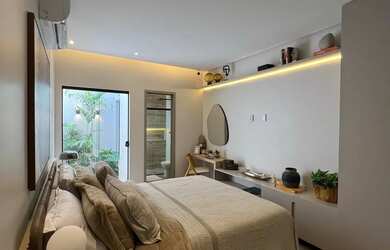 Imagem: A casa em condomínio possui 3 Dormitórios, 2 Banheiros, 2