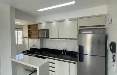 Imagem: O apartamento na cobertura possui 2 Dormitórios, 1 Banheiro