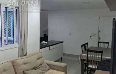 Imagem: O apartamento na cobertura possui 2 Dormitórios, 1 Banheiro