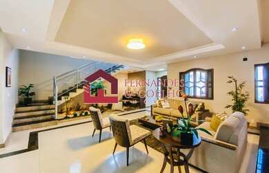 Imagem: A casa em condomínio possui 5 Dormitórios, 5 Banheiros, 5