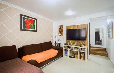 Imagem: A casa em condomínio possui 3 Dormitórios, 4 Banheiros, 2