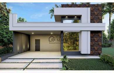 Imagem: A casa possui 3 Dormitórios, 5 Banheiros, 4 Vagas na garagem