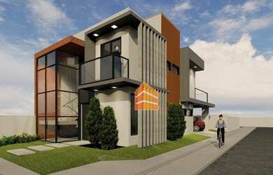 Imagem: A casa em condomínio possui 3 Dormitórios, 3 Banheiros, 2