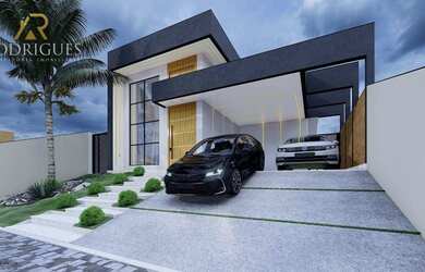 Imagem: A casa possui 3 Dormitórios, 4 Banheiros, 2 Vagas na garagem