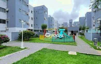 Imagem: O apartamento possui 2 Dormitórios, 1 Banheiro, 1 Vaga na garagem