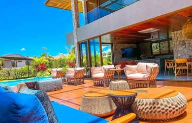 Imagem 5: CASA LOCAÇÃO DE TEMPORADA EM PRAIA DO FORTE COM 5 SUITES