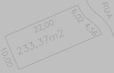 Imagem: O terreno possui 233m² de Área e está localizado em Loteamento