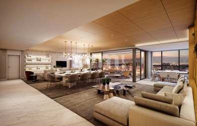 Imagem: O apartamento possui 3 Dormitórios, 5 Banheiros, 4 Vagas na