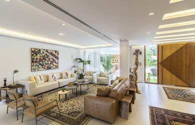 Imagem: A casa em condomínio possui 4 Dormitórios, 4 Banheiros, 4