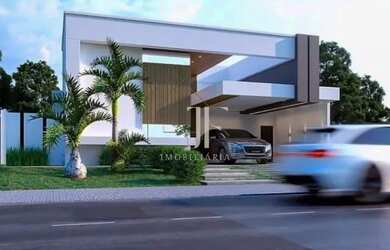 Imagem: A casa em condomínio possui 4 Dormitórios, 5 Banheiros, 4